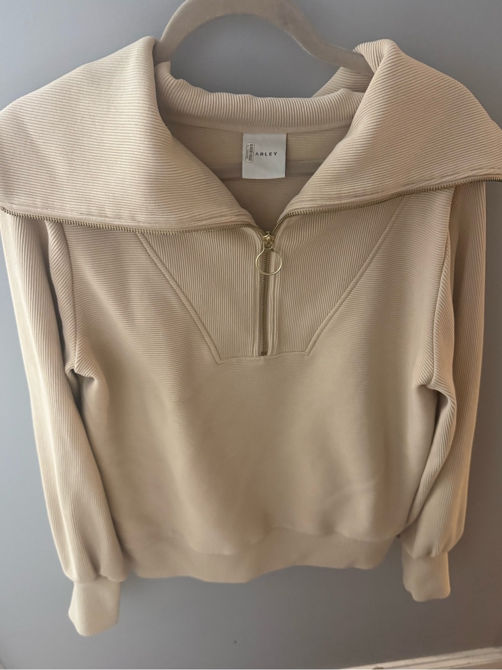 Varley Vine Ribbed Half Zip Pullover
